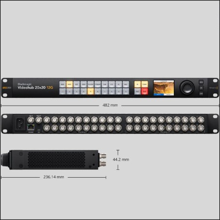 Blackmagic Videohub 20x20 12G